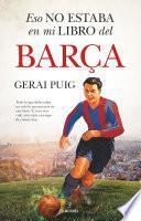 Libro Eso no estaba en mi libro del Barça