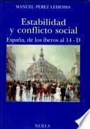 Libro Estabilidad y conflicto social