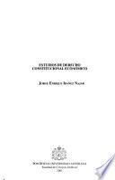 Libro Estudios de derecho constitucional económico