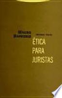 Libro Ética para juristas