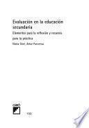 Libro Evaluación en la educación secundaria