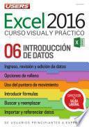 Libro Excel 2016 – Introducción de datos