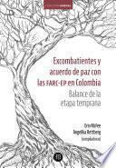 Libro Excombatientes y acuerdo de paz con las FARC-EP en Colombia