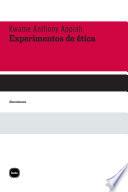 Libro Experimentos de ética