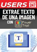 Libro Extrae texto de una imagen con Power Toys