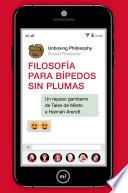 Libro Filosofía para bípedos sin plumas
