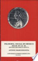 Filosofía social en México