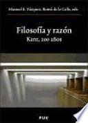 Libro Filosofía y razón