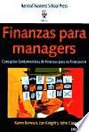 Libro Finanzas para managers