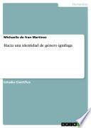 Libro Hacia una identidad de género ignífuga