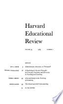 Libro Harvard Educational Review