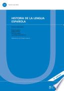 Libro Historia de la lengua española (4.ª edición)
