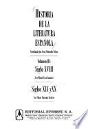 Libro Historia de la Literatura Española Volumen III Época Contemporánea