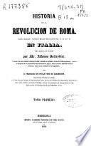 Historia de la revolución de Roma