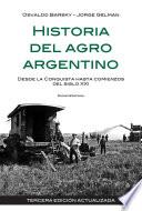 Libro Historia del agro argentino