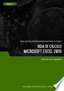 Libro Hoja de Cálculo (Microsoft Excel 2019) Nivel 1
