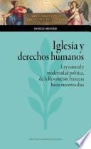 Libro Iglesia y derechos humanos