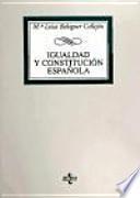 Libro Igualdad y Constitución española