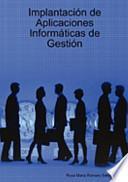 Libro Implantación de Aplicaciones Informáticas de Gestión