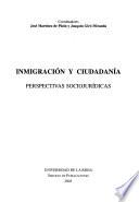 Libro Inmigración y ciudadanía