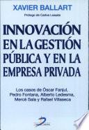 Libro Innovación en la gestión pública y en la empresa privada