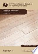 Libro Instalación de suelos de madera y derivados. MAMS0108