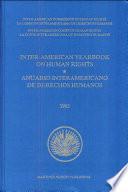 Libro Inter-American Year Book on Human Rights
