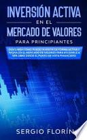 Libro Inversión Activa En El Mercado De Valores Para Principiantes