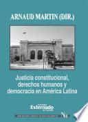 Libro Justicia constitucional, derechos humanos y democracia en América Latina