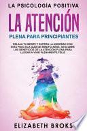 Libro La Atención Plena para Principiantes