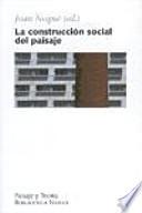 Libro La construcción social del paisaje