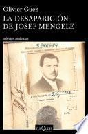 Libro La desaparición de Josef Mengele