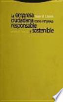 Libro La empresa ciudadana como empresa responsable y sostenible