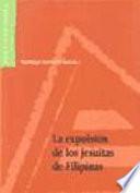 Libro La expulsión de los jesuitas de Filipinas