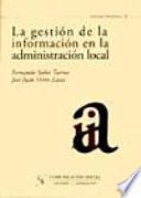 Libro La gestión de la información en la administración local