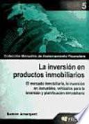 Libro La inversión en productos inmobiliarios