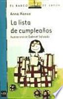 Libro La lista de cumpleaños