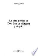 Libro La obra poética de don Luis de Góngora y Argote