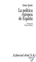 Libro La política europea de España