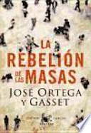 Libro La rebelión de las masas