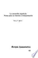 Libro La serranilla española