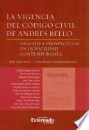 Libro La vigencia del Código Civil de Andrés Bello