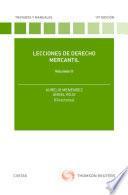 Libro Lecciones de Derecho Mercantil Volumen II