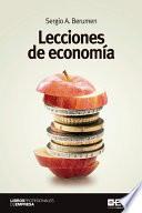 Libro Lecciones de economía