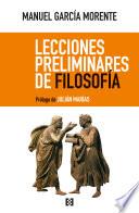 Libro Lecciones preliminares de filosofía