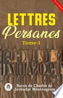 Libro Lettres persanes, tome I de baron de Charles de Secondat Montesquieu