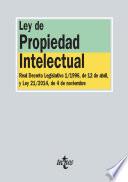 Libro Ley de Propiedad Intelectual