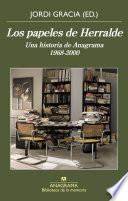 Libro Los papeles de Herralde