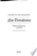 Libro Los trovadores