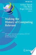 Libro Making the History of Computing Relevant